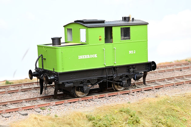 Dapol O Gauge 7S-005-006S Sentinel Y1/Y3 Isebrook GWR Light Green No.2 - DCC Sound, Boxed