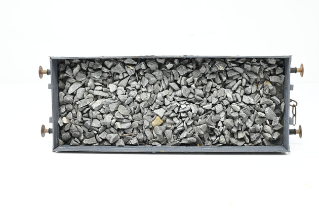 Kit Built Gauge 1 10mm Grey 'S.D' 3-Plank Ballast Wagon w/ Load - Unboxed