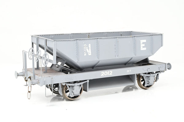 Kit Built Gauge 1 10mm NE Grey 12T Ballast Hopper Wagon No.2012 - Unboxed