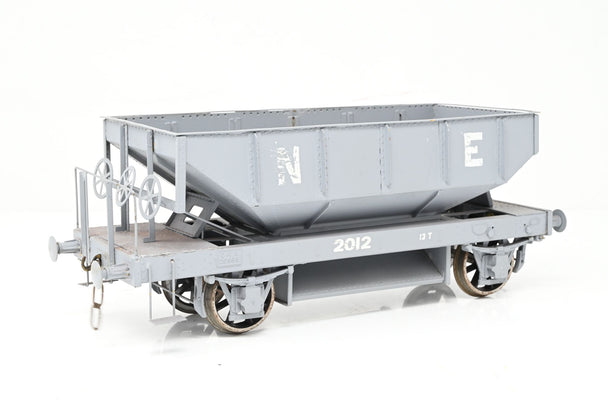 Kit Built Gauge 1 10mm NE Grey 12T Ballast Hopper Wagon No.2012 - Unboxed