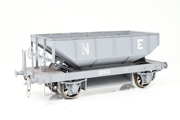 Kit Built Gauge 1 10mm NE Grey 12T Ballast Hopper Wagon No.2012 - Unboxed