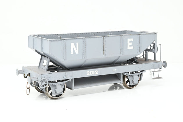 Kit Built Gauge 1 10mm NE Grey 12T Ballast Hopper Wagon No.2012 - Unboxed