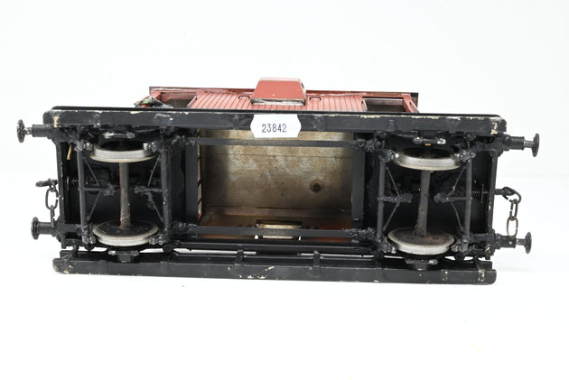 Kit Built Gauge 1 10mm Unlettered Bauxite Brake Van - Unboxed