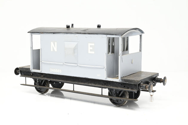 Kit Built Gauge 1 10mm NE Grey 20T Brake Van No.246665 - Unboxed
