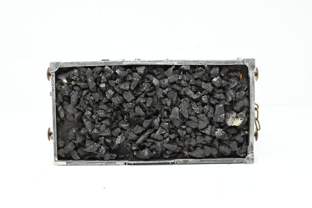 Kit Built Gauge 1 10mm BR Grey 16T Side Door Steel Mineral Wagon w/ Load No.B84532 - Unboxed