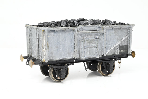 Kit Built Gauge 1 10mm BR Grey 16T Side Door Steel Mineral Wagon w/ Load No.B84197 - Unboxed