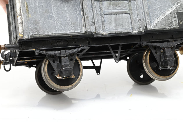 Kit Built Gauge 1 10mm BR Grey 16T Side Door Steel Mineral Wagon w/ Load No.B84197 - Unboxed