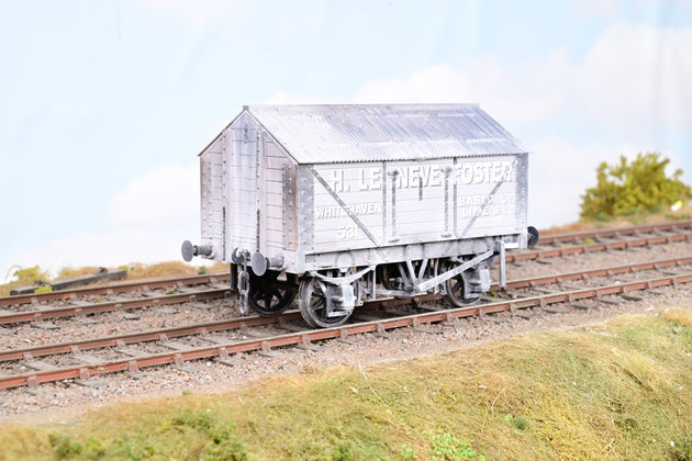 Dapol O Gauge 7F-017-001W 'H. Le Neve Foster' Lime Wagon No.531 - Factory Weathered, Boxed