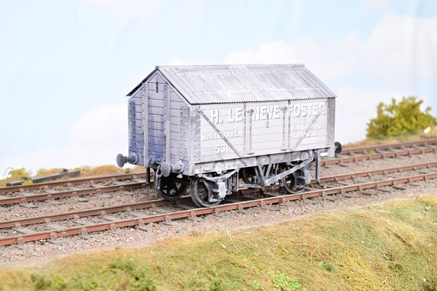 Dapol O Gauge 7F-017-001W 'H. Le Neve Foster' Lime Wagon No.531 - Factory Weathered, Boxed