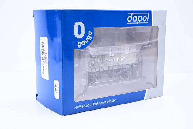 Dapol O Gauge 7F-017-003 'SLB, Oswestry' Lime Wagon No.527 - Boxed