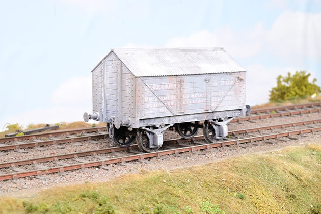 Dapol O Gauge 7F-017-004W 'George Brown' Lime Wagon No.1 - Factory Weathered, Boxed
