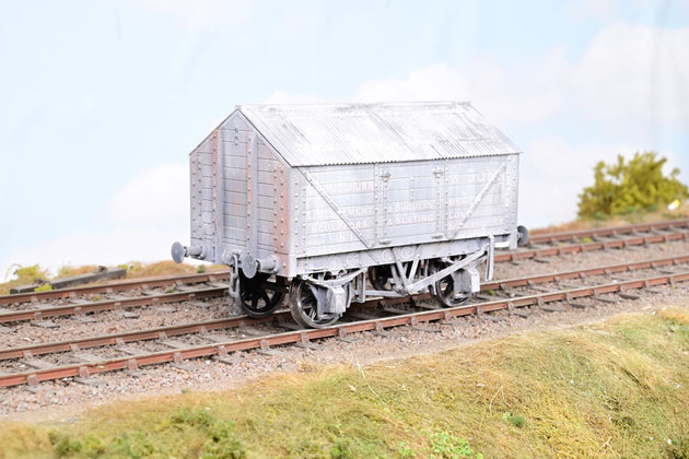 Dapol O Gauge 7F-017-004W 'George Brown' Lime Wagon No.1 - Factory Weathered, Boxed