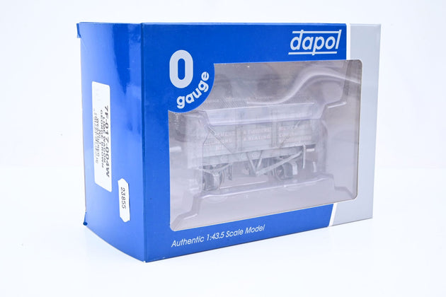 Dapol O Gauge 7F-017-004W 'George Brown' Lime Wagon No.1 - Factory Weathered, Boxed