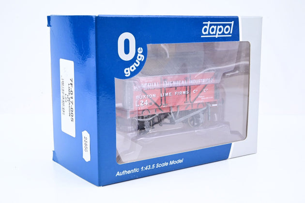 Dapol O Gauge 7F-017-005 'ICI' Lime Wagon No.L24 - Weathered, Boxed