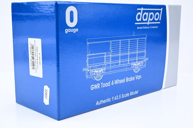 Dapol O Gauge 7F-300-008 BR Bauxite ex-GWR Toad Brake Van 'Old Oak Common' No.W17445 - Boxed
