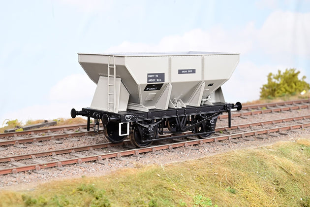 Dapol O Gauge 7F-033-003 BR Grey 24T Steel Iron Ore Hopper Wagon 'Empty to Ardley' No.B436917 - Boxed