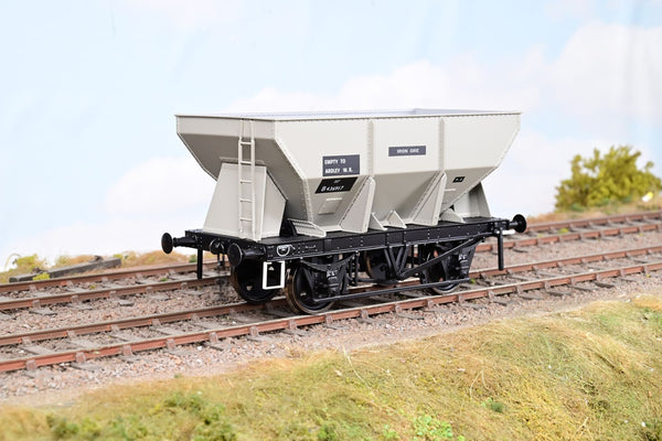 Dapol O Gauge 7F-033-003 BR Grey 24T Steel Iron Ore Hopper Wagon 'Empty to Ardley' No.B436917 - Boxed