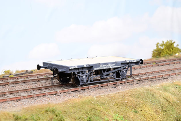 Dapol O Gauge 7F-037-101 GWR Black Non-Vacuum Conflat Wagon No.36508 - Boxed