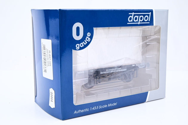 Dapol O Gauge 7F-037-101 GWR Black Non-Vacuum Conflat Wagon No.36508 - Boxed