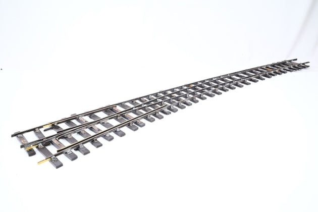 Scratch Built Gauge 1 45mm Large Radius Left Hand Curved Point