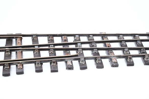 Scratch Built Gauge 1 45mm Large Radius Left Hand Curved Point