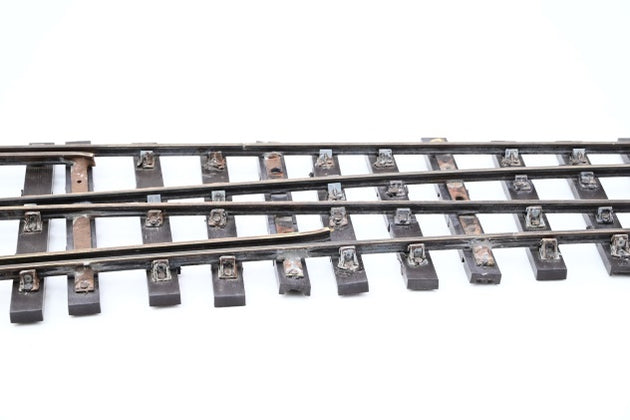 Scratch Built Gauge 1 45mm Large Radius Left Hand Curved Point