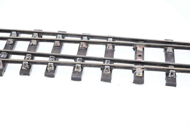 Scratch Built Gauge 1 45mm Large Radius Left Hand Curved Point
