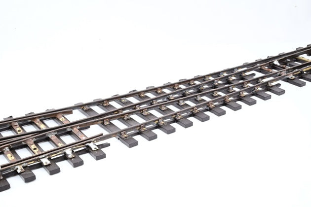 Scratch Built Gauge 1 45mm Large Radius Right Hand Curved Point