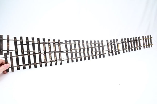 Scratch Built Gauge 1 45mm Large Radius Right Hand Curved Point