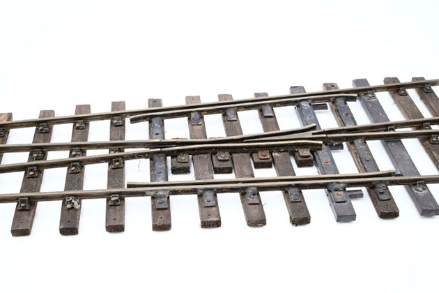 Scratch Built Gauge 1 45mm Large Radius Left Hand Point
