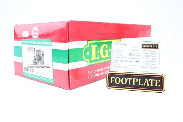 LGB G Gauge 23140 Feldbahn Black 0-4-0WT Steam Locomotive No.3 - Boxed