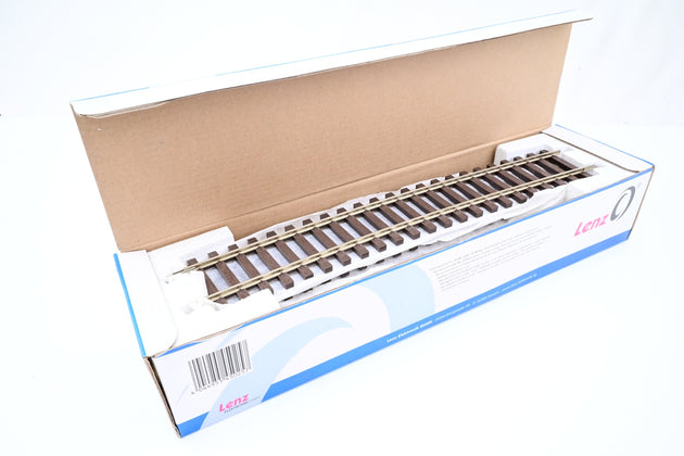 Lenz O Gauge 45025 Box of 8 R10 11.25 Degree Curved Track - Boxed