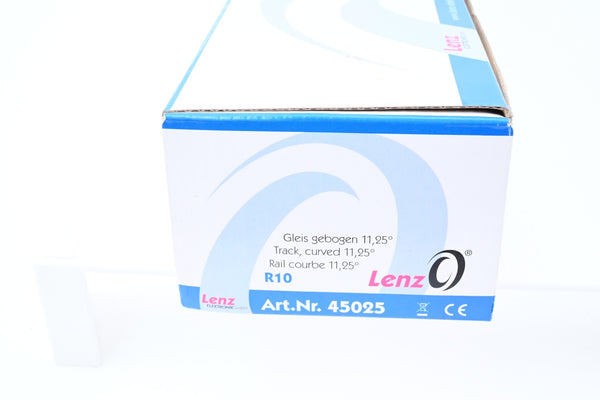 Lenz O Gauge 45025 Box of 8 R10 11.25 Degree Curved Track - Boxed