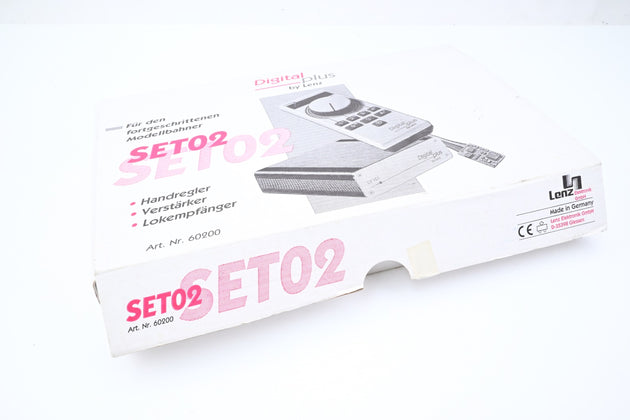 Lenz 60200 'Set 02' DCC Contol Station and Handset - Boxed