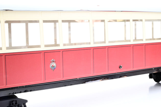 Stuart Models G Gauge Rake of 3 Welsh Highland Railway Coaches - Unboxed