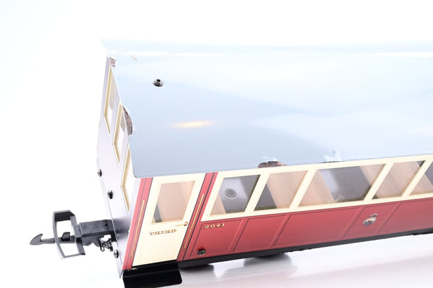 Stuart Models G Gauge Rake of 3 Welsh Highland Railway Coaches - Unboxed