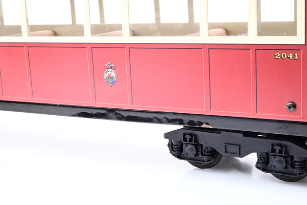 Stuart Models G Gauge Rake of 3 Welsh Highland Railway Coaches - Unboxed