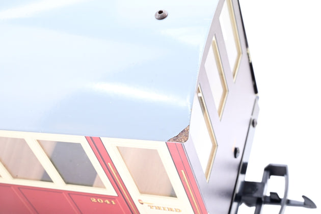Stuart Models G Gauge Rake of 3 Welsh Highland Railway Coaches - Unboxed