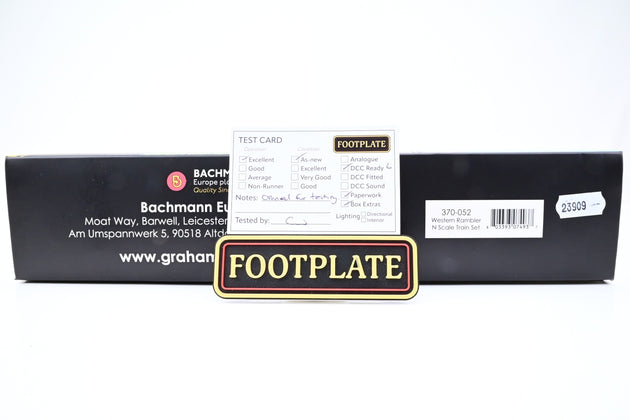 Graham Farish N Gauge 370-052 'Western Rambler' Train Set w/ Class 64xx No.6408 + 3 Wagons - Boxed