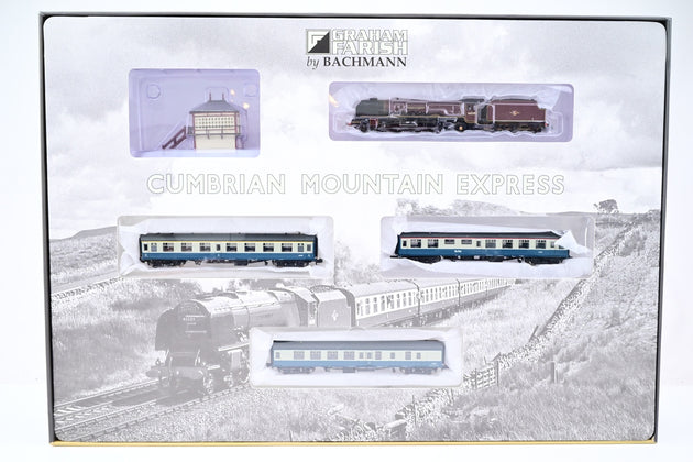 Graham Farish N Gauge 370-500 'Cumbrian Mountain Express' Train Pack w/ Coronation Class No.46229 'Duchess of Hamilton' + 3 Coaches - Boxed