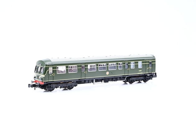 Graham Farish N Gauge 371-508 BR Green w/ Speed Whiskers Class 101 2-Car DMU No.E51221 & E56379 - DCC Sound, Boxed