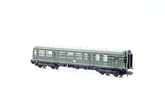 Graham Farish N Gauge 371-508 BR Green w/ Speed Whiskers Class 101 2-Car DMU No.E51221 & E56379 - DCC Sound, Boxed