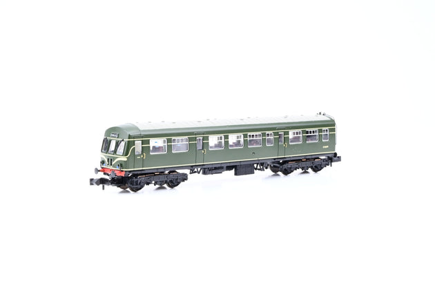 Graham Farish N Gauge 371-508 BR Green w/ Speed Whiskers Class 101 2-Car DMU No.E51221 & E56379 - DCC Sound, Boxed