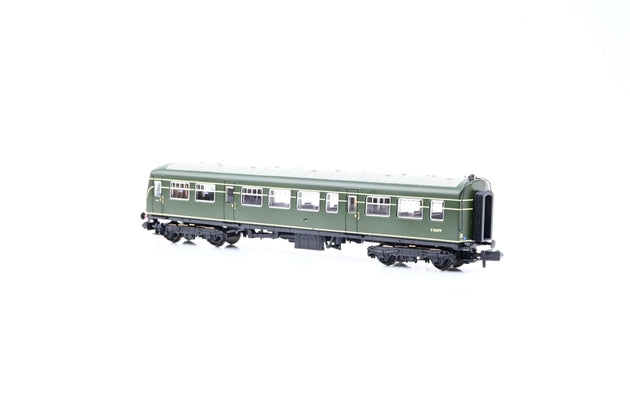Graham Farish N Gauge 371-508 BR Green w/ Speed Whiskers Class 101 2-Car DMU No.E51221 & E56379 - DCC Sound, Boxed