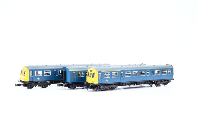 Graham Farish N Gauge 371-510 BR Blue Class 101 3 Car DMU - Boxed