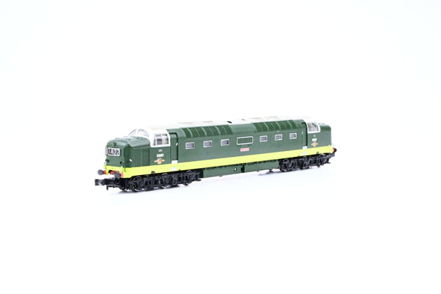 Graham Farish N Gauge 371-285 BR Two Tone Green Class 55 Deltic No.D9007 'Pinza' - Boxed