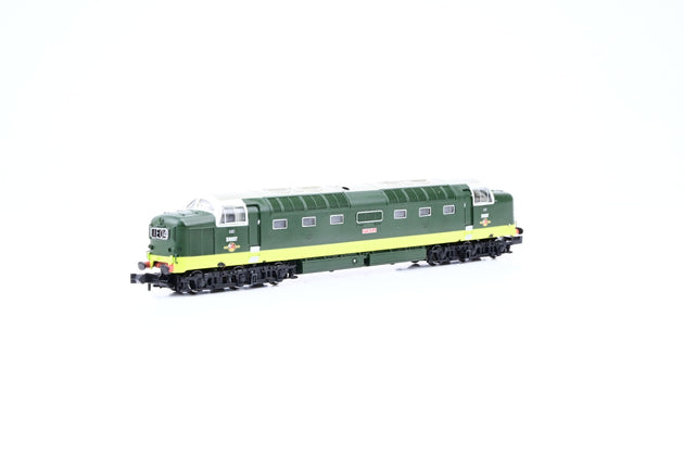 Graham Farish N Gauge 371-285 BR Two Tone Green Class 55 Deltic No.D9007 'Pinza' - Boxed