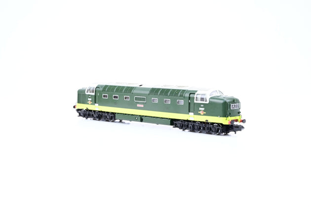 Graham Farish N Gauge 371-285 BR Two Tone Green Class 55 Deltic No.D9007 'Pinza' - Boxed