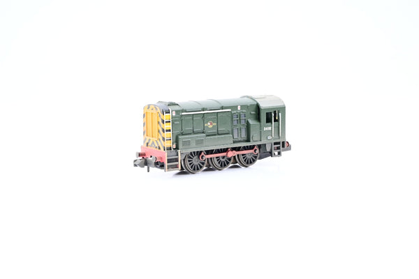 Graham Farish N Gauge 371-003A BR Green Class 08 Diesel Shunter No.D4192 - Weathered, Boxed