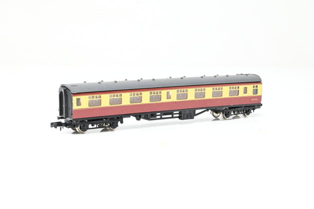 Graham Farish N Gauge Rake of 3 BR Crimson & Cream MK1 Coaches - Unboxed